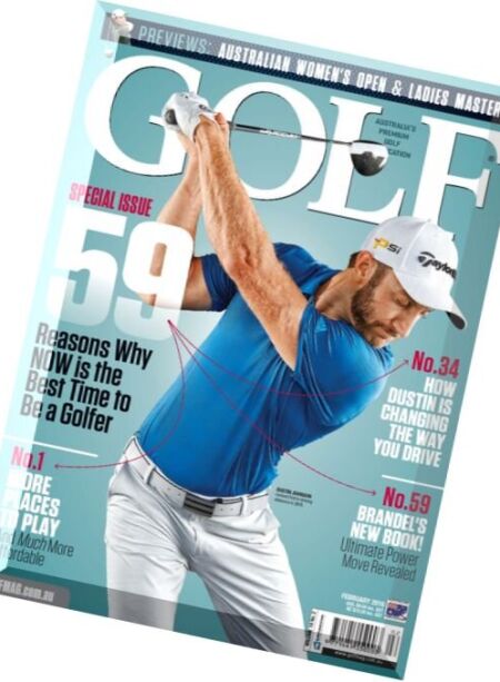 Golf Australian – February 2016 Cover