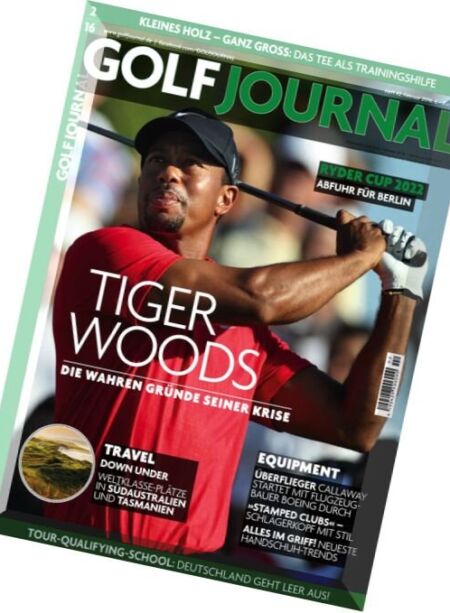 Golf Journal – Februar 2016 Cover