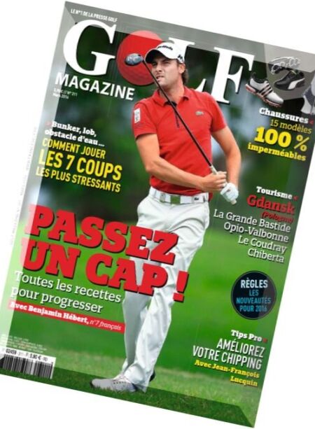 Golf Magazine – Mars 2016 Cover