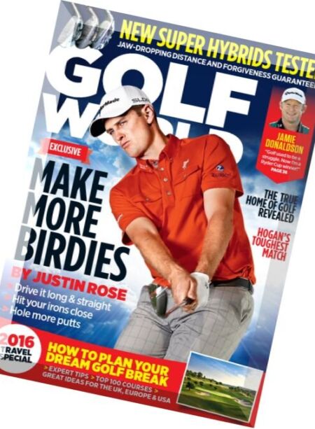 Golf World – April 2016 Cover
