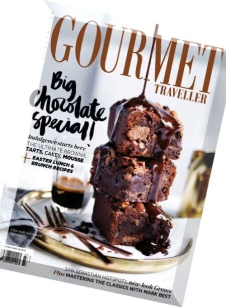 Gourmet Traveller – March 2016 Cover