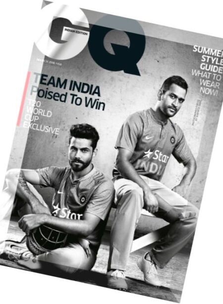 GQ India – March 2016 Cover