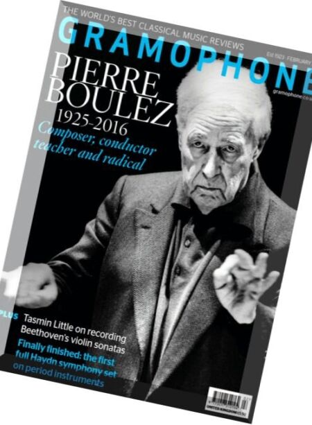 Gramophone Magazine – February 2016 Cover