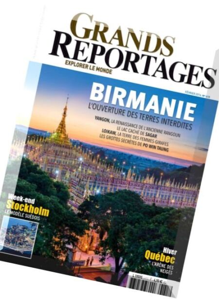 Grands Reportages – Fevrier 2016 Cover