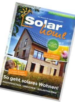 Gratis Heft – SolarHome 2015