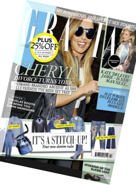 Grazia UK – 15 February 2016 Cover