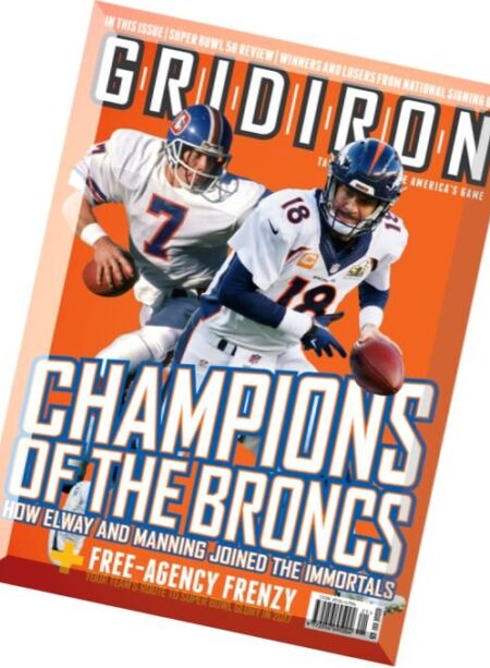 Gridiron – Issue XXI, 2016 Cover