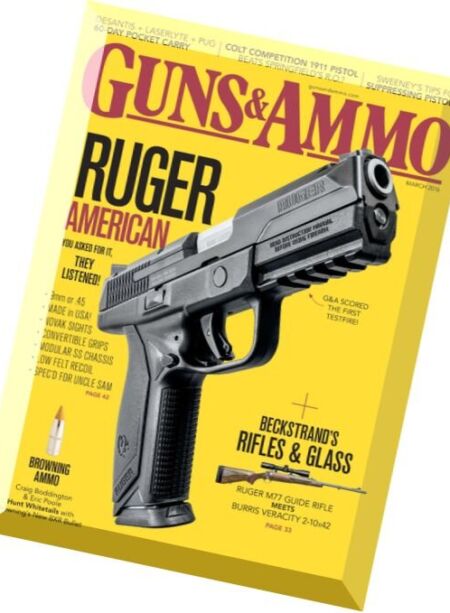 Guns & Ammo – March 2016 Cover