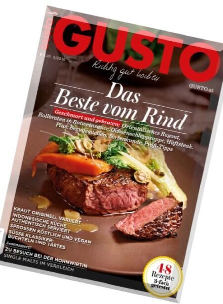 Gusto – Marz 2016 Cover