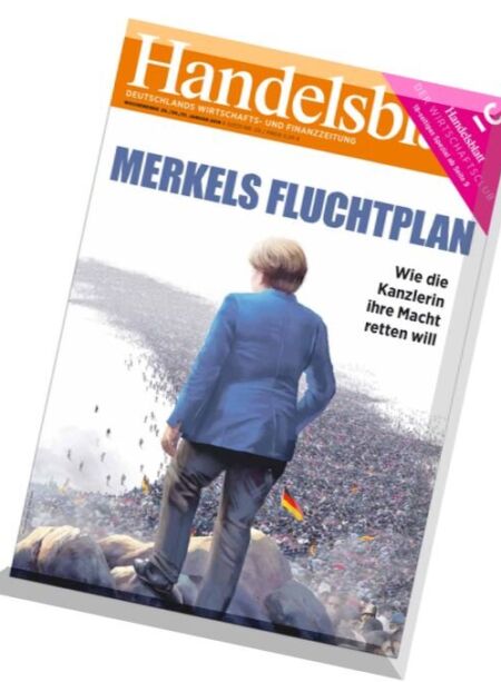 Handelsblatt – Freitag, 29 Januar 2016 Cover