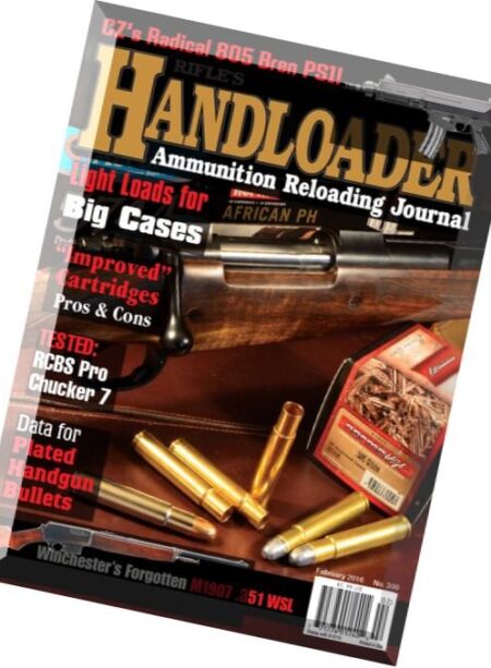 Handloader – February-March 2016 Cover