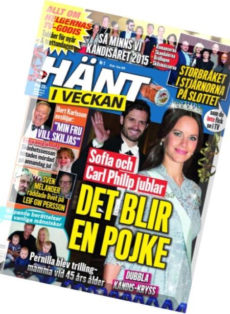 Hant I Veckan – Nr.1, 2016 Cover