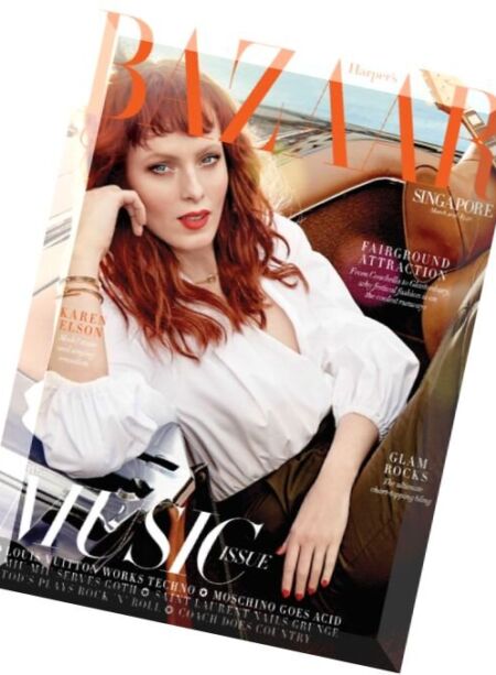 Harper’s Bazaar Singapore – March 2016 Cover