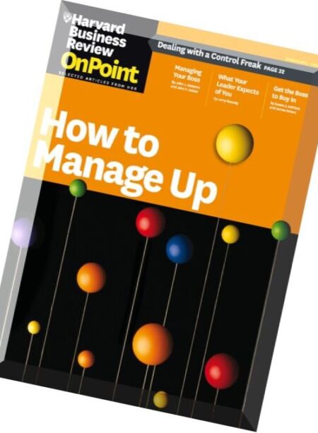 Harvard Business Review OnPoint – Spring 2016 Cover