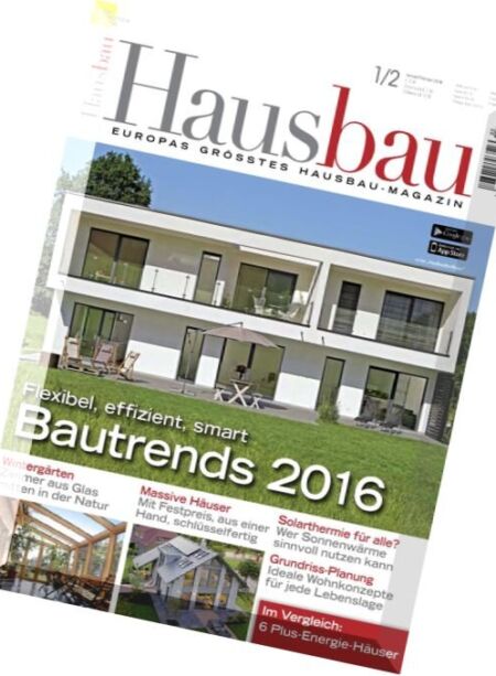 Hausbau – Januar-Februar 2016 Cover