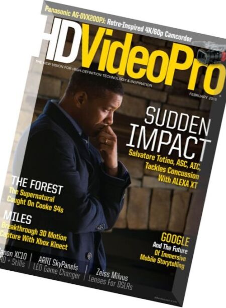 HDVideoPro – January – February 2016 Cover