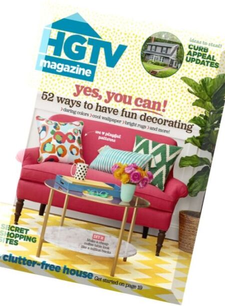 HGTV Magazine – March 2016 Cover