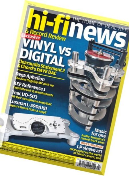 Hi-Fi News – April 2016 Cover