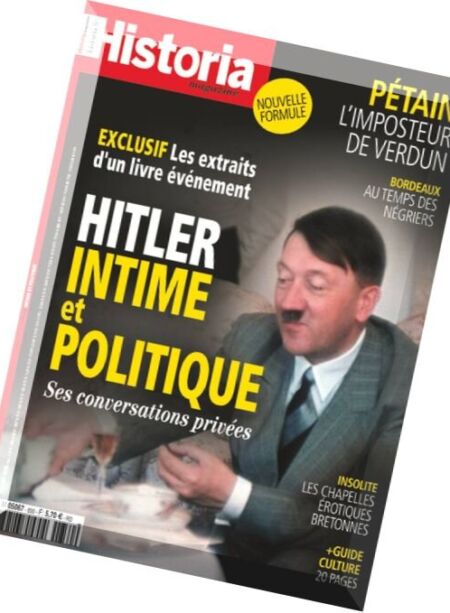 Historia – Fevrier 2016 Cover