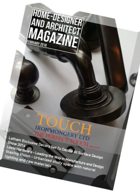 Home Designer and Architect – February 2016 Cover