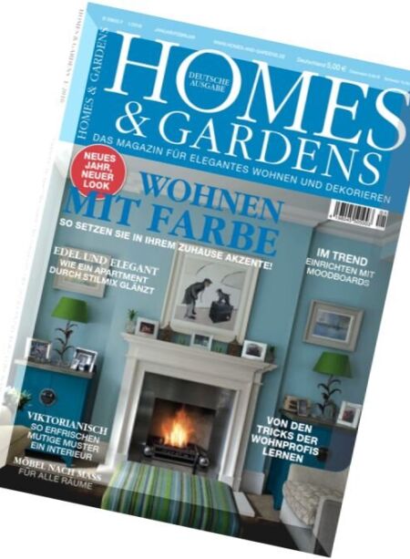 Homes & Gardens – Januar-Februar 2016 Cover