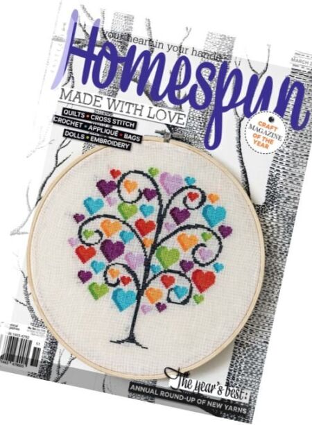 Homespun – March 2016 Cover