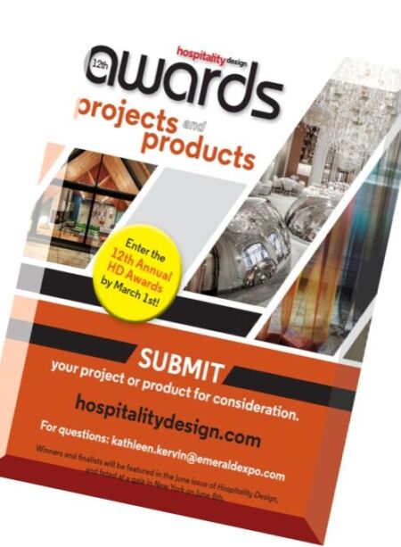 Hospitality Design – January-February 2016 Cover