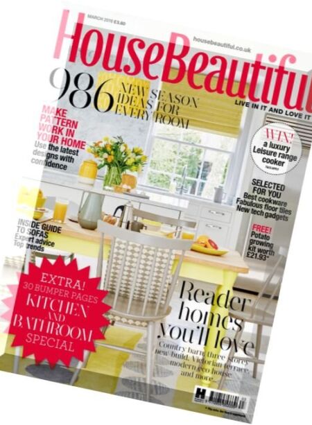 House Beautiful UK – March 2016 Cover