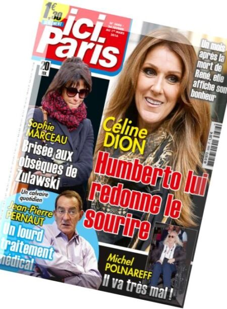 Ici Paris – 24 Fevrier au 1 Mars 2016 Cover