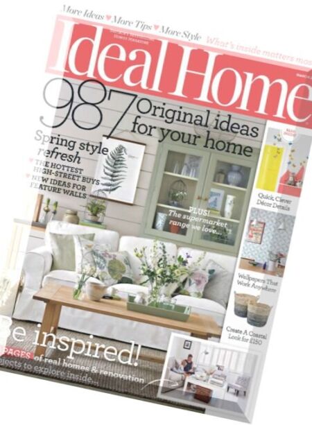 Ideal Home UK – March 2016 Cover