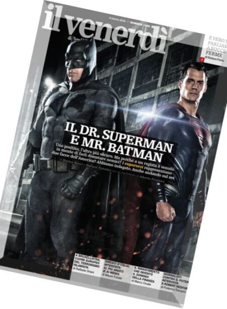 Il Venerdi di Repubblica – 04.03.2016 Cover