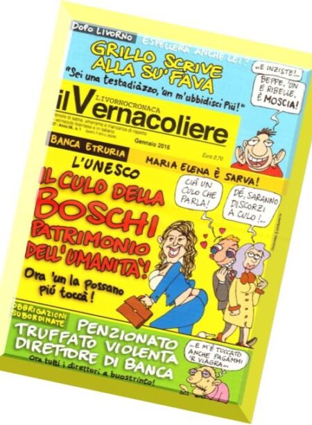 Il Vernacoliere – Gennaio 2016 Cover