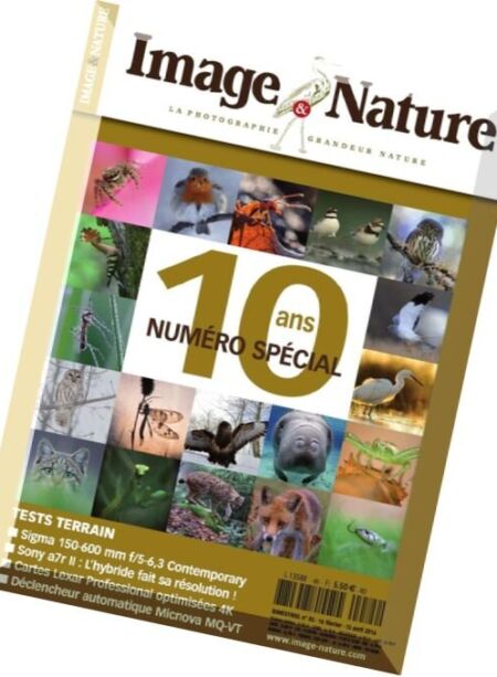 Image & Nature – Mars-Avril 2016 Cover