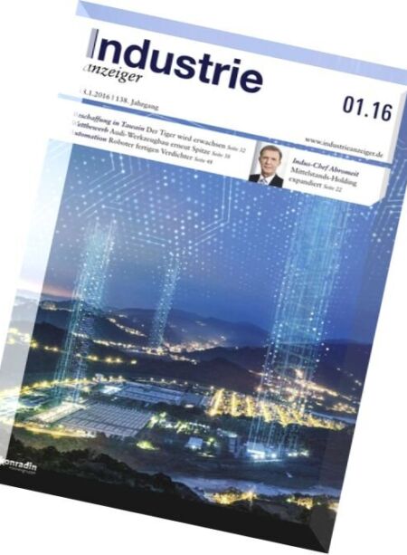 Industrie Anzeiger – Nr.1 2016 Cover