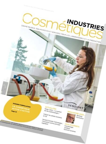 Industries Cosmetiques – Decembre 2015 Cover