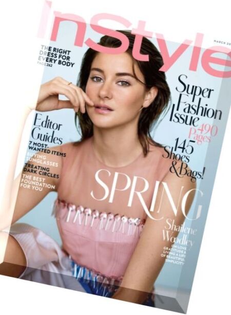 InStyle USA – March 2016 Cover