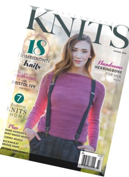 Interweave Knits – Spring 2016 Cover