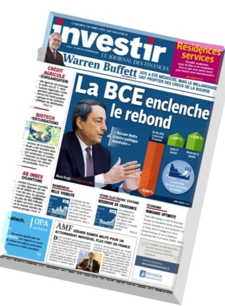 Investir – 23 Janvier 2016 Cover