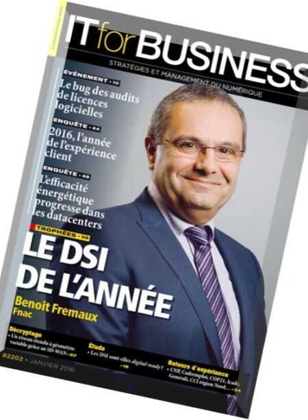 IT for Business – Janvier 2016 Cover