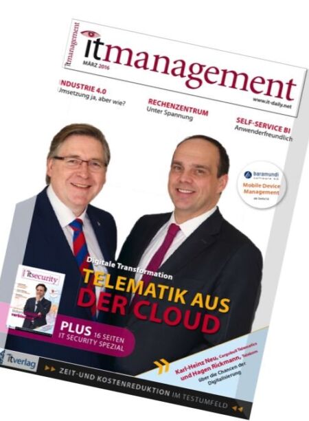 IT Management – Marz 2016 Cover