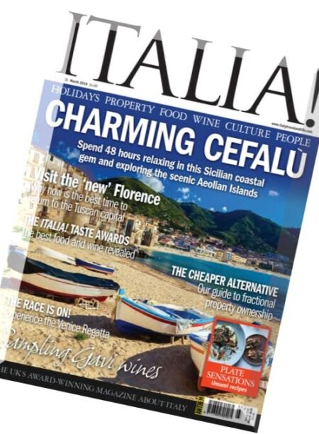 Italia! magazine – March 2016 Cover