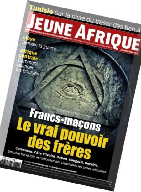 Jeune Afrique – 21 au 27 Fevrier 2016 Cover