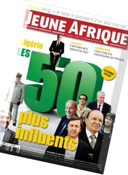 Jeune Afrique – 28 Fevrier au 5 Mars 2016 Cover