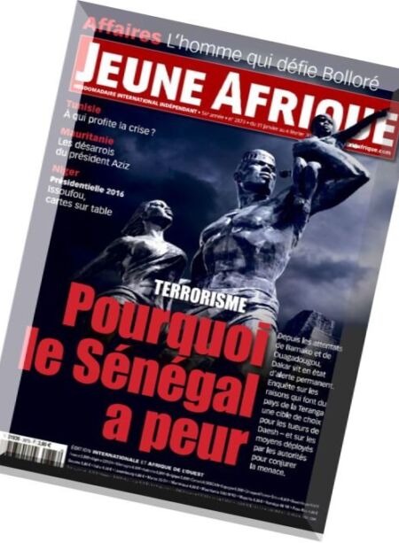 Jeune Afrique – 31 Janvier au 6 Fevrier 2016 Cover
