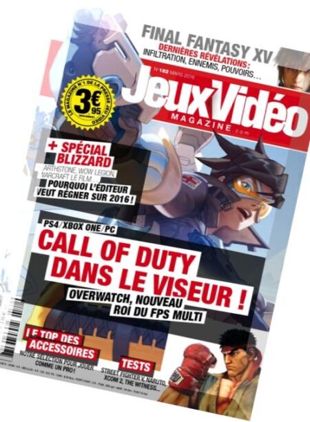 Jeux Video Magazine – Mars 2016 Cover
