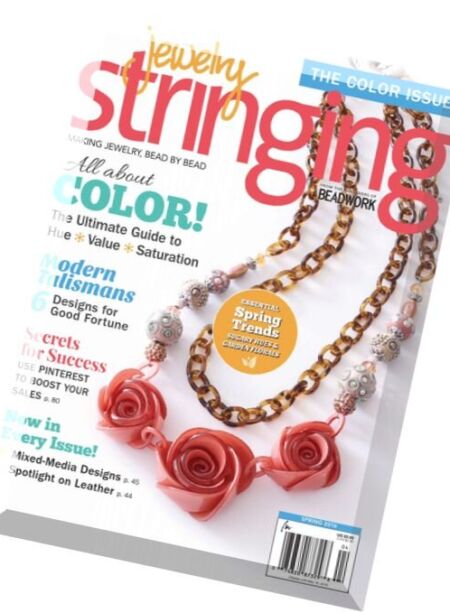 Jewelry Stringing – Spring 2016 Cover