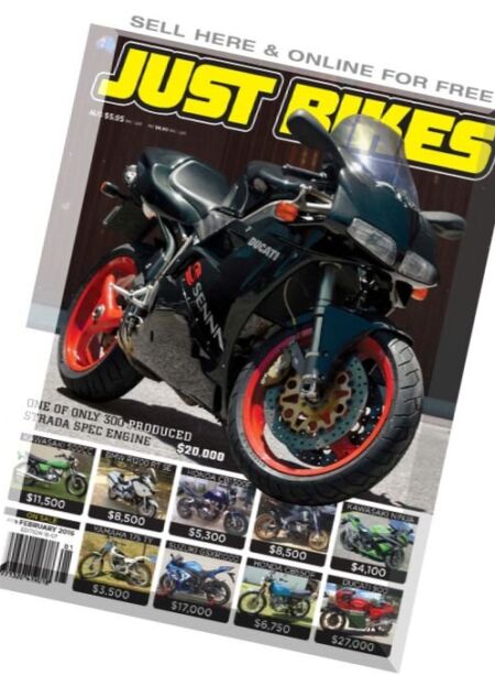 Just Bikes – April 2016 Cover