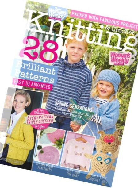 Knitting & Crochet from Woman’s Weekly – April 2016 Cover