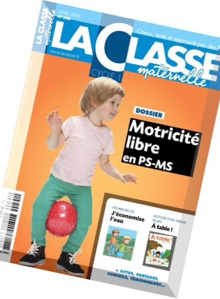 La Classe Maternelle – Avril 2016 Cover