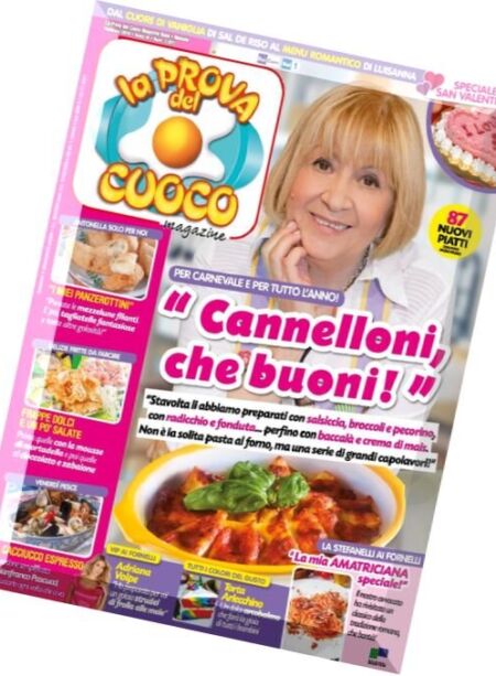 La Prova del Cuoco – Febbraio 2016 Cover
